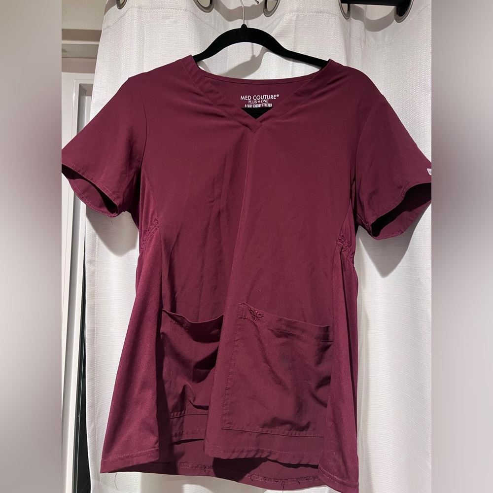Med-Couture Maternity Scrub Top